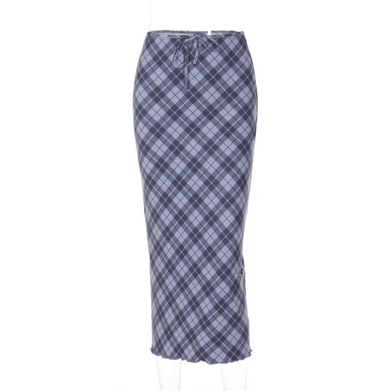 Miraya Plaid Skirt