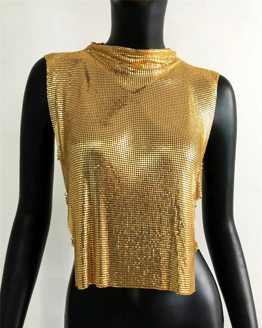 Le Bazar Sequin Party Top