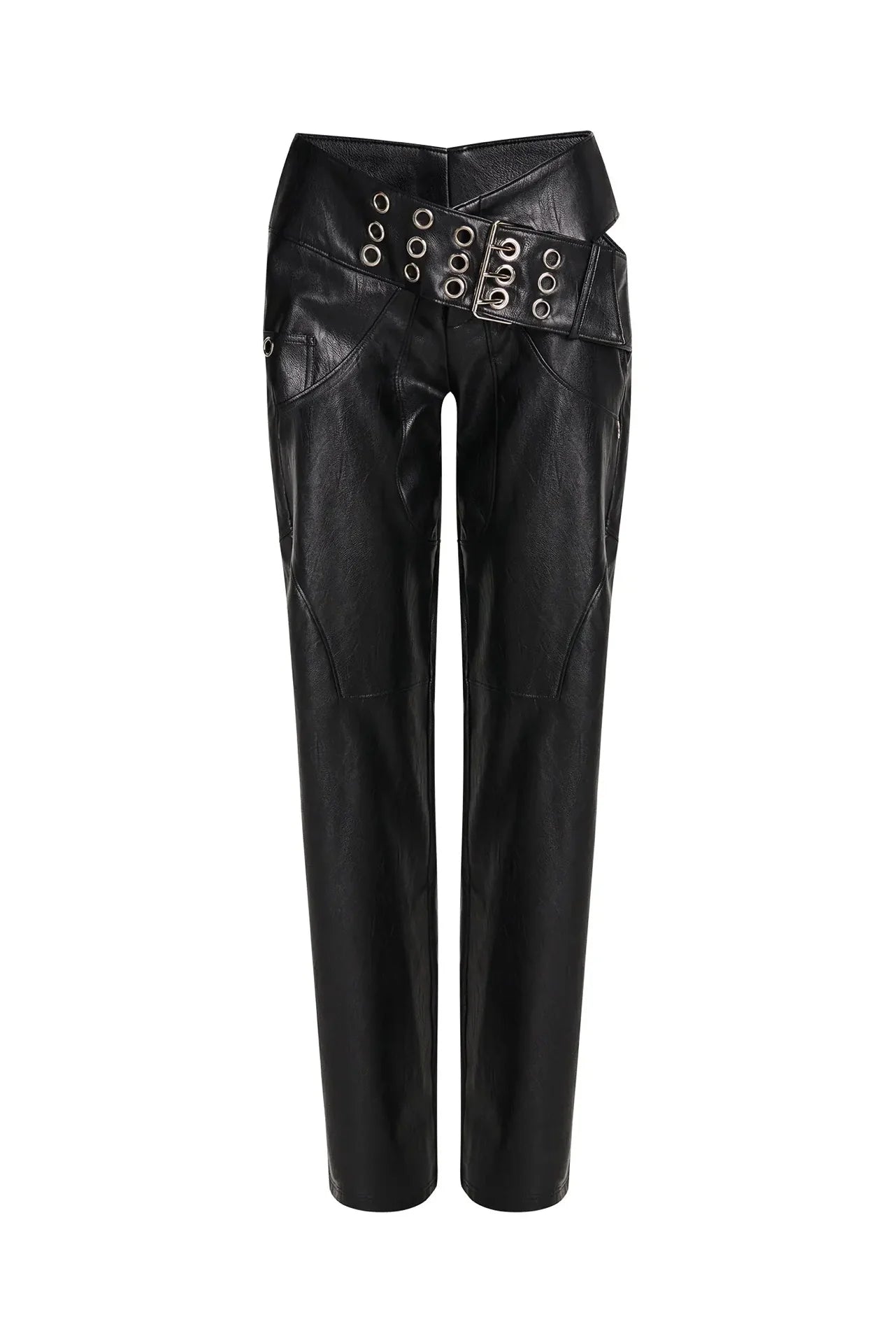 I.AM.GIA Street slim-fit biker pants Low-rise