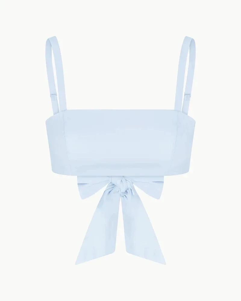 khy ribbon bow blouse bra + pouffant skirt