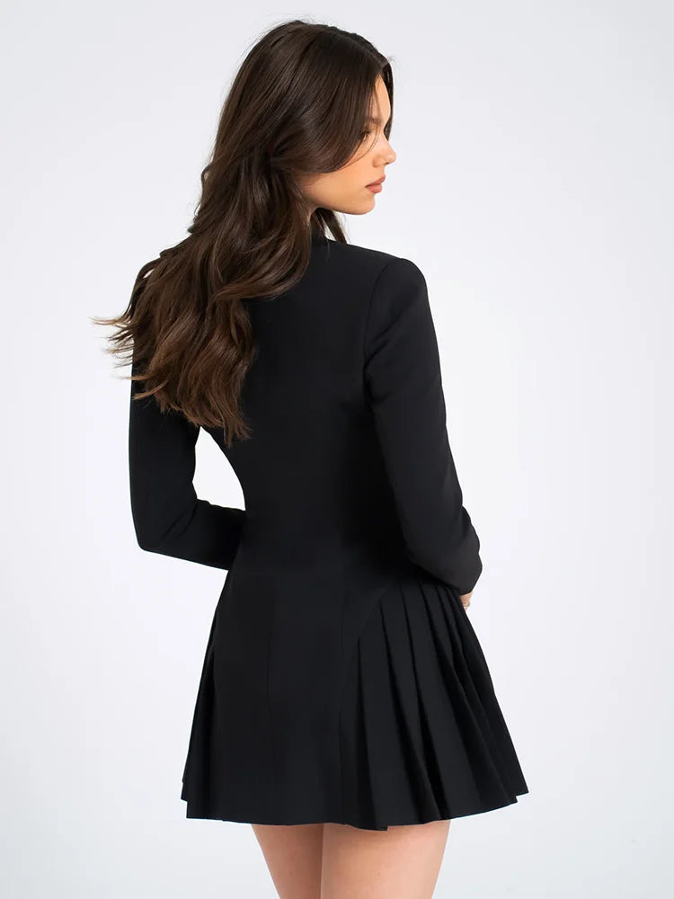 Eve Long Sleeve A-line Dress